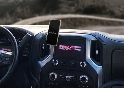 RubiGrid from Bulletpoint Mounting Solutions Give yourself a reliable and rock solid mounting system to secure your phone and other devices in your GMC Sierra and Chevrolet Silverado. . Gmc sierra phone mount
